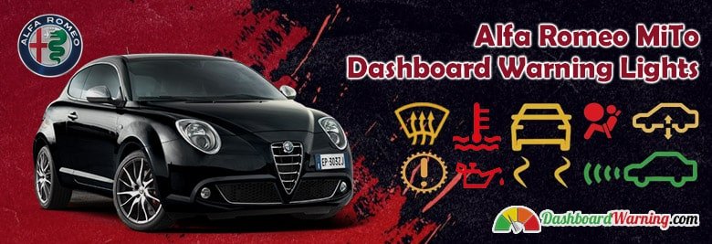 Alfa Romeo MiTo Dashboard Warning Lights and Symbols