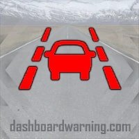 Dodge Grand Caravan Lane Departure Warning Light RED