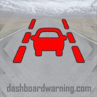 Isuzu Truck Lane Departure Warning Light RED