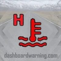 Lexus CT 200h Dashboard Warning Lights and Symbols Lexus CT 200h High Temperature warning lights
