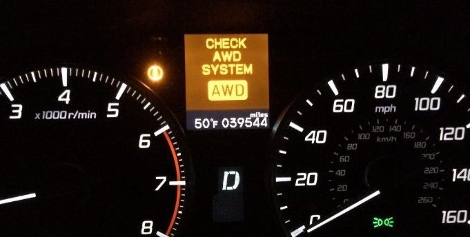 Acura Sh Awd Warning Light