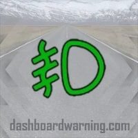Cadillac CTS Front Fog Indicator Warning Light