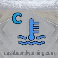 Cadillac CTS Low Temperature warning lights