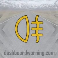Dacia Fog Lambs Warning Light