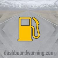 Peugeot Low Fuel Warning Light