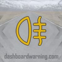 Peugeot Fog Lambs Warning Light