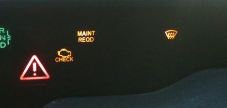 Toyota Prius Red Triangle Warning Light