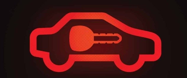 What the Red Car With Key Symbol on the Dashboard Means