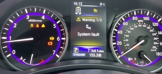Chassis Control System Error Q50
