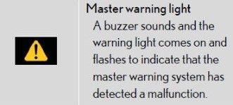 Lexus Master Warning Light Reset Why is the Lexus Master Warning Light on
