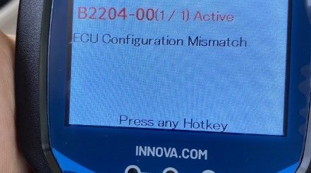 Symptoms of Jeep Dtc B2204 00 ECU Configuration Mismatch