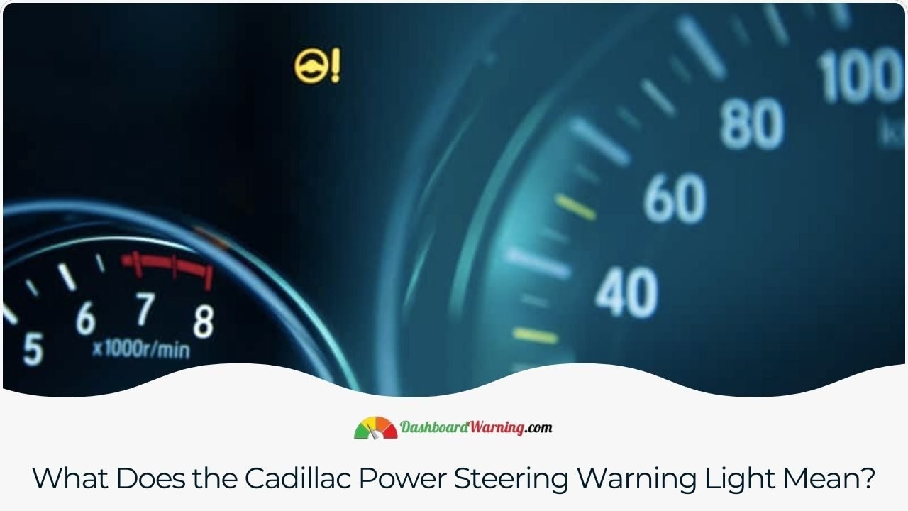 Cadillac Power Steering Warning Light - What Does It Mean? An explanation of the implications and potential issues indicated by the power steering warning light in a Cadillac.