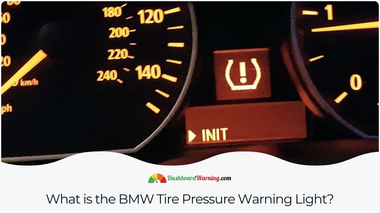 BMW Tire Pressure Warning Light - Reset Steps A dashboard indicator in BMW vehicles alerts the driver to low or imbalanced tire pressure.