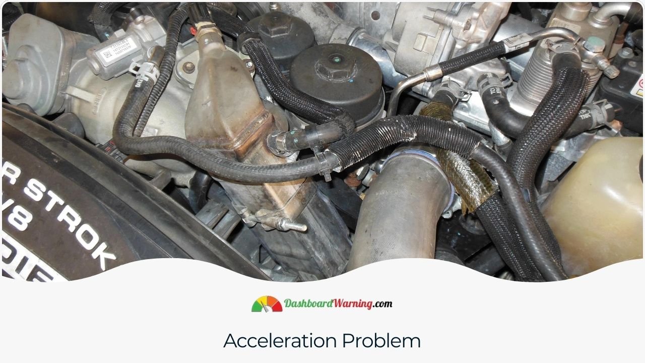 Specific years of the 6.4 Powerstroke engine known for acceleration issues.