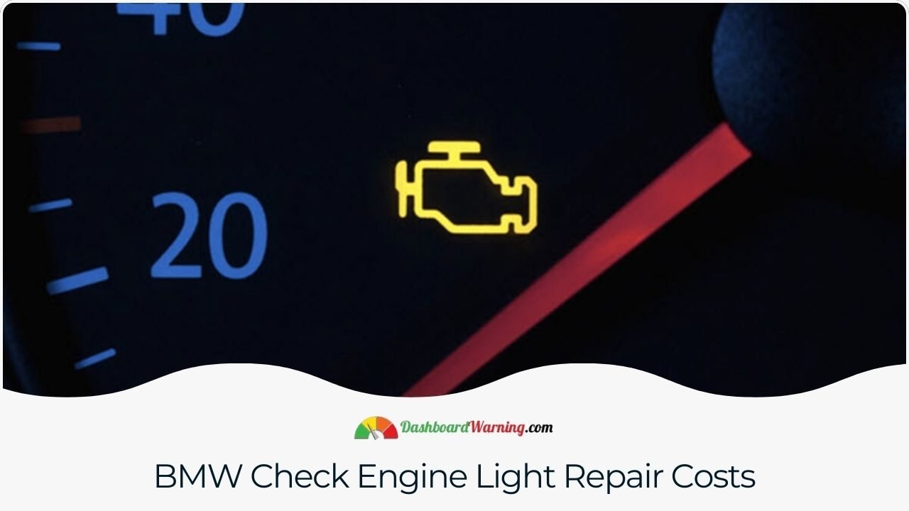 BMW Check Engine Light: How To Reset and Repair Cost An overview of the estimated expenses for repairing issues related to the BMW check engine light.