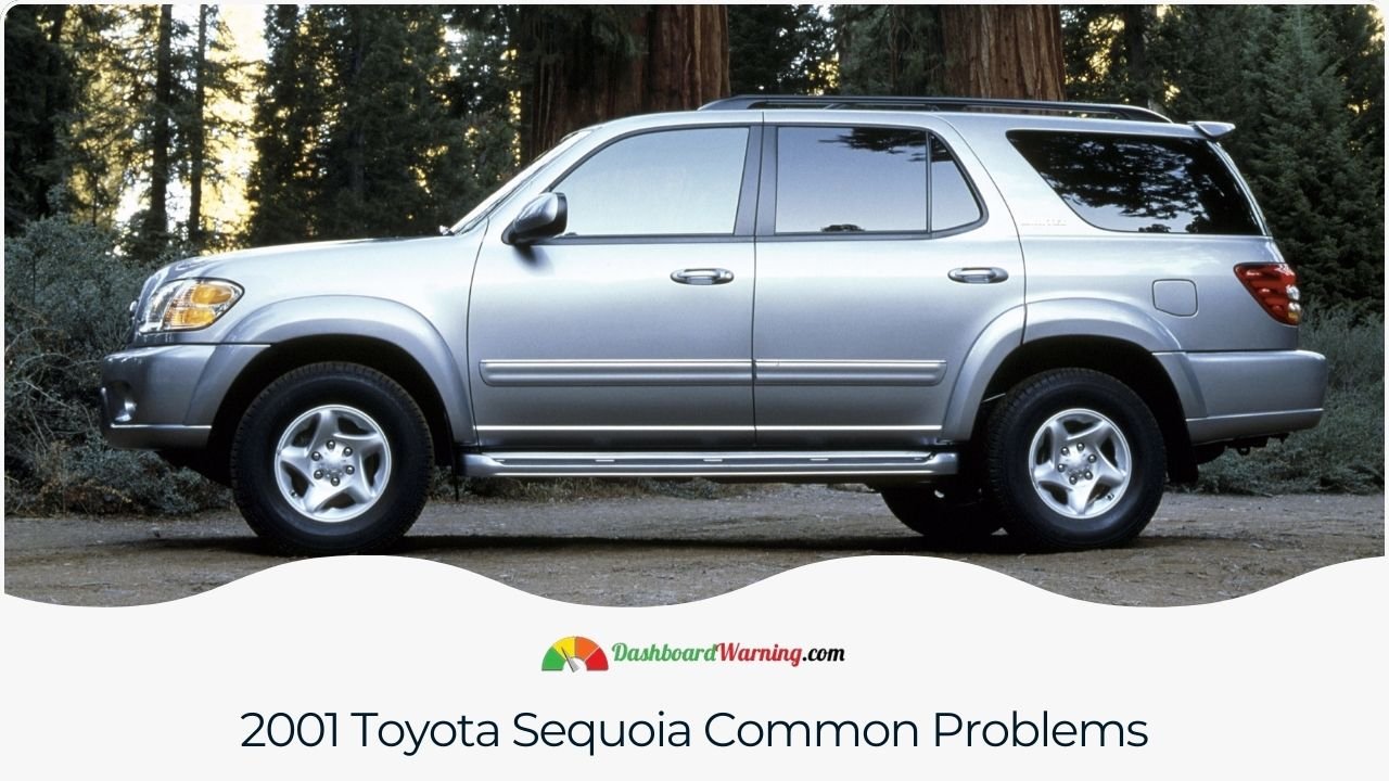 Toyota Sequoia Years To Avoid - 5 Worst Years Overview of typical issues encountered with the 2001 Toyota Sequoia, including mechanical and electrical faults.