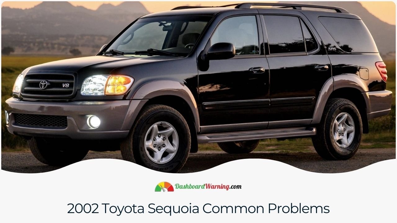 Toyota Sequoia Years To Avoid - 5 Worst Years Common problems the 2002 Toyota Sequoia faced highlight reliability and performance concerns.