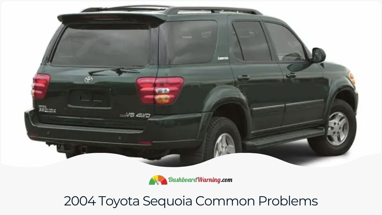 Toyota Sequoia Years To Avoid - 5 Worst Years Overview of prevalent problems in the 2004 Toyota Sequoia, focusing on areas of potential concern for owners.