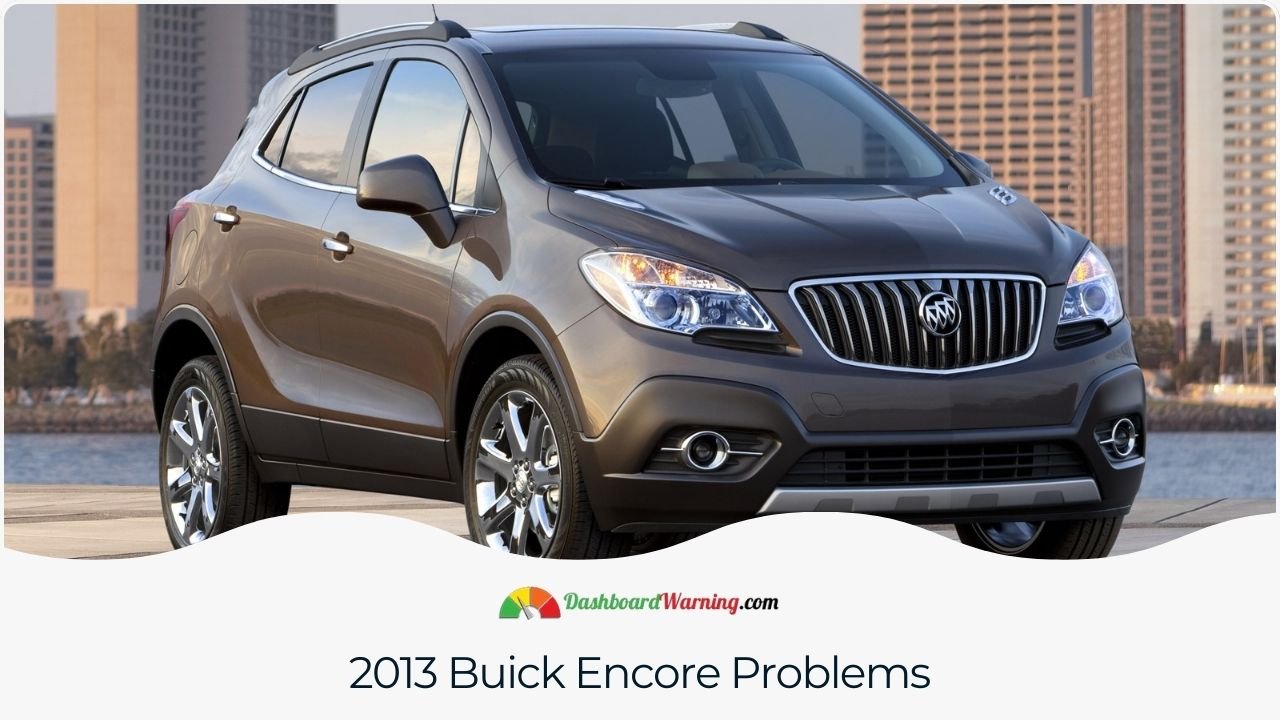 Common issues and complaints reported in the 2013 Buick Encore.