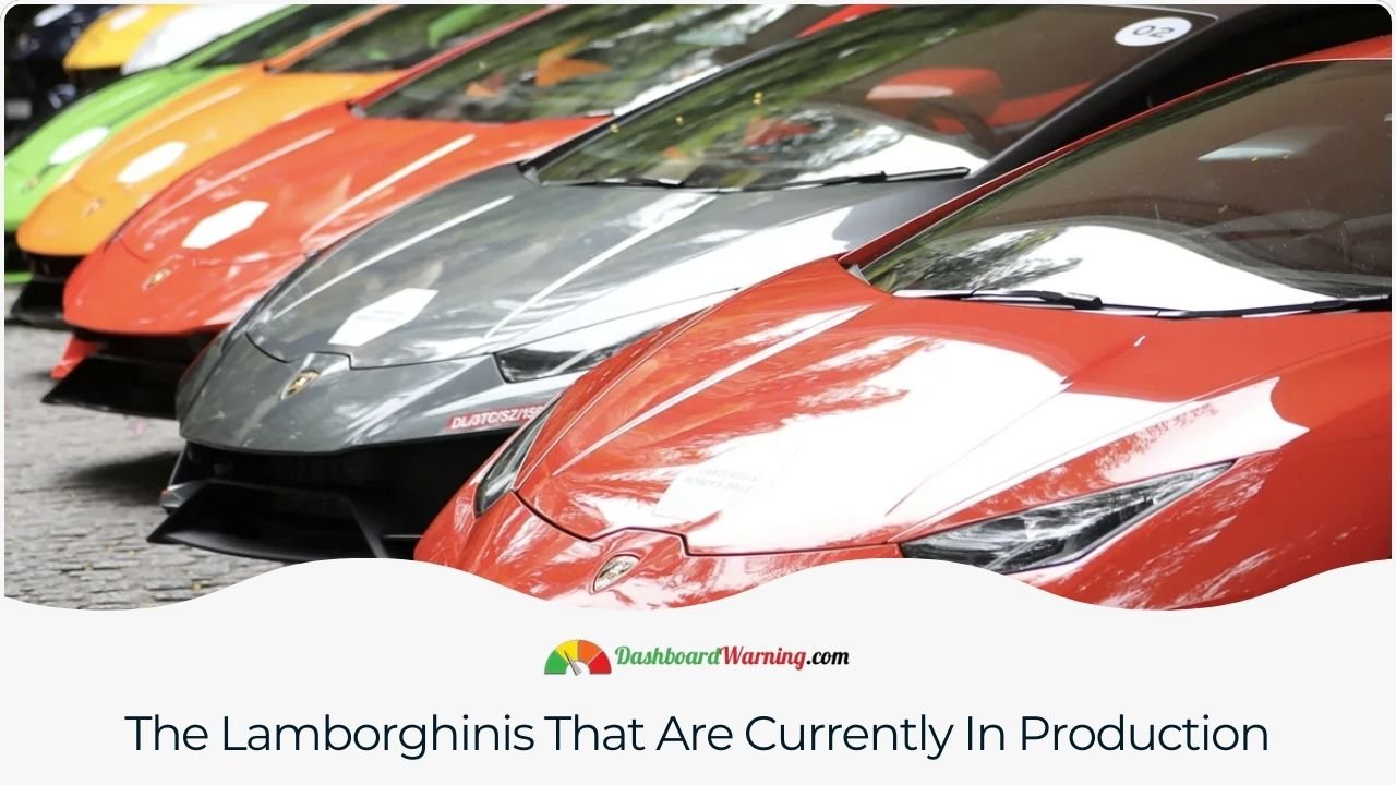 How Many Lamborghinis Are There In The World? - 2025 Data A list of Lamborghini models actively being manufactured and available in the current market.