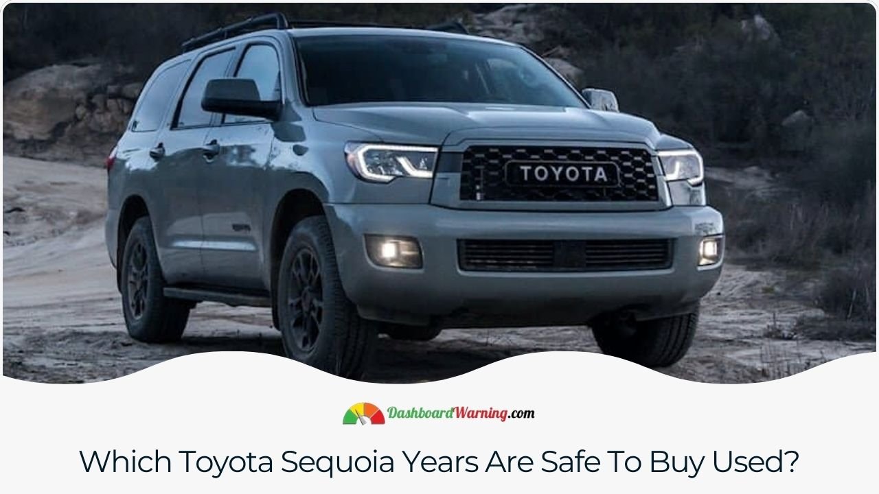 Toyota Sequoia Years To Avoid - 5 Worst Years Recommendations for Toyota Sequoia model years that are generally considered reliable and a good choice for used car buyers.
