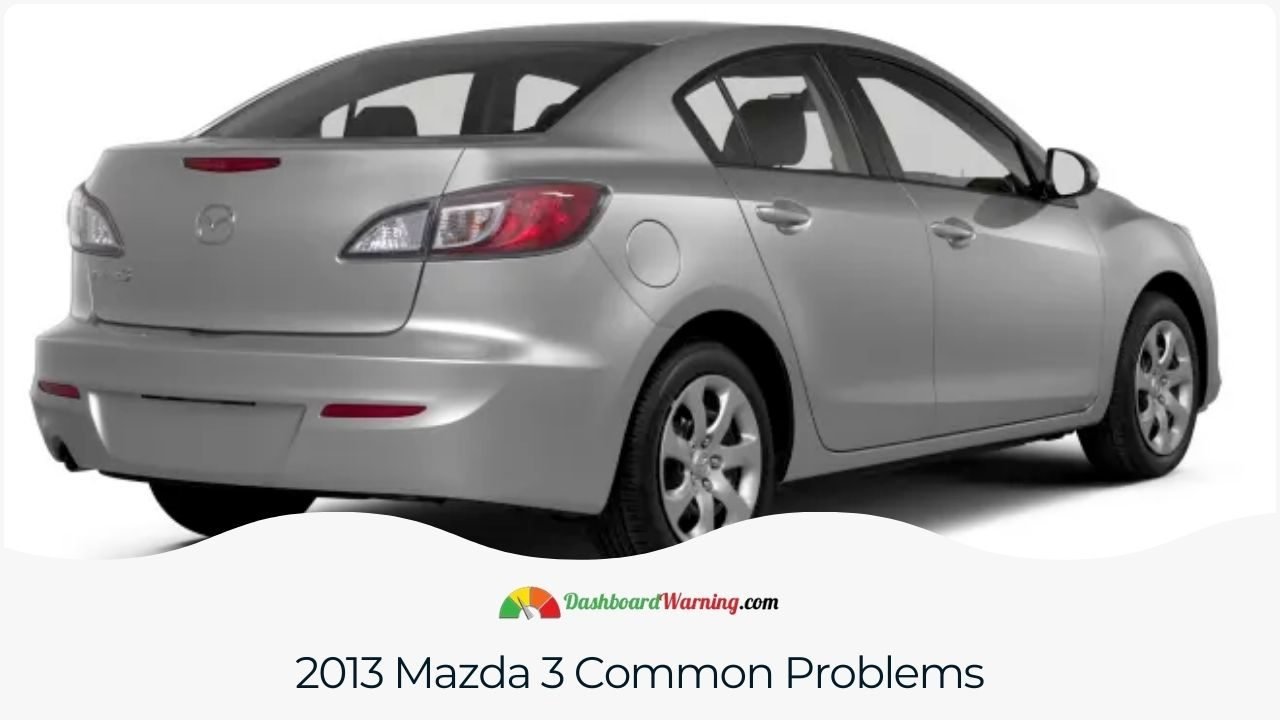 Mazda 3 Years To Avoid - 6 Worst Years An outline of common problems reported in the 2013 Mazda 3.