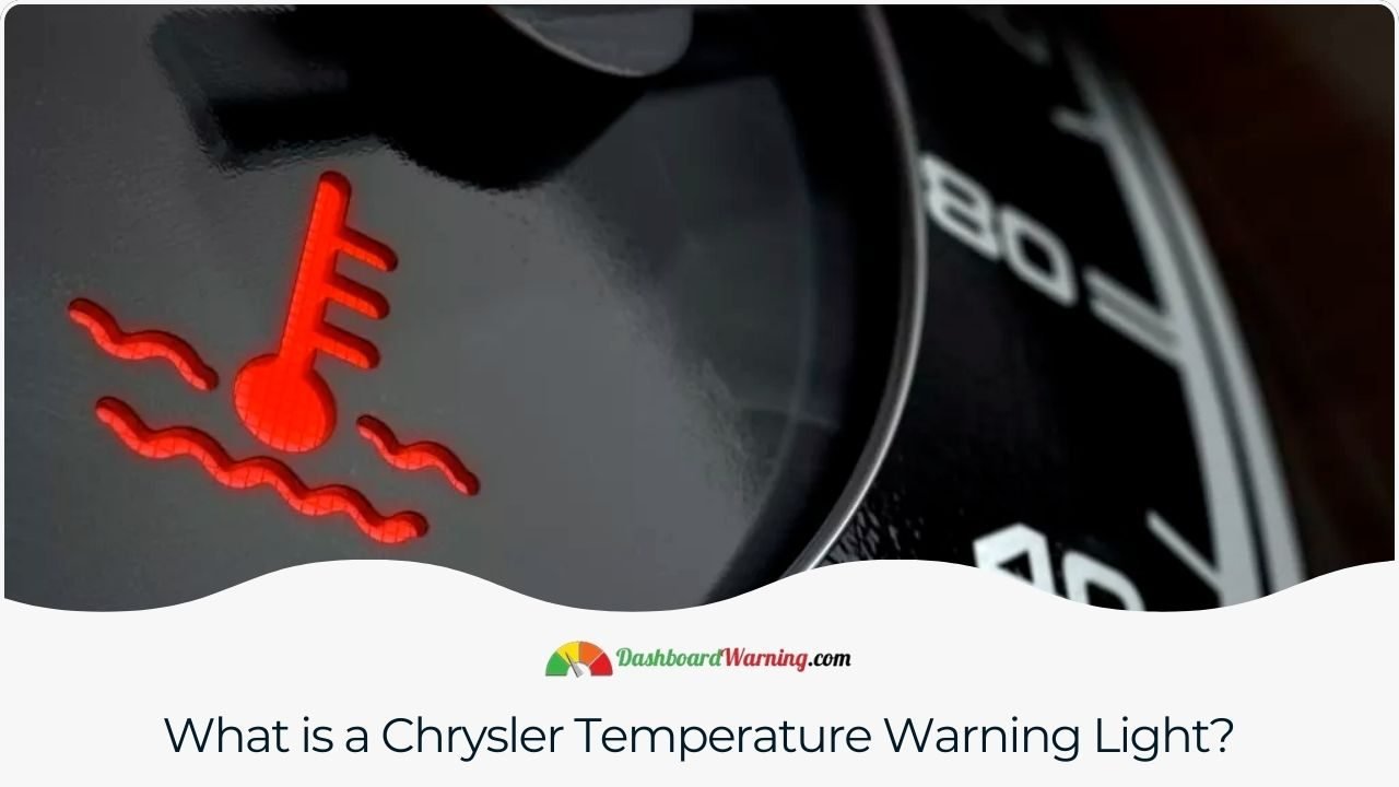 Chrysler Temperature Warning Light Comes On - Why? An explanation of the temperature warning light in Chrysler vehicles, indicating potential overheating or temperature issues.