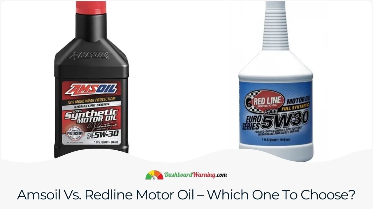 Amsoil Vs. Redline: Which One To Better Choose? An analysis to help determine the better choice between Amsoil and Redline motor oils based on various factors.