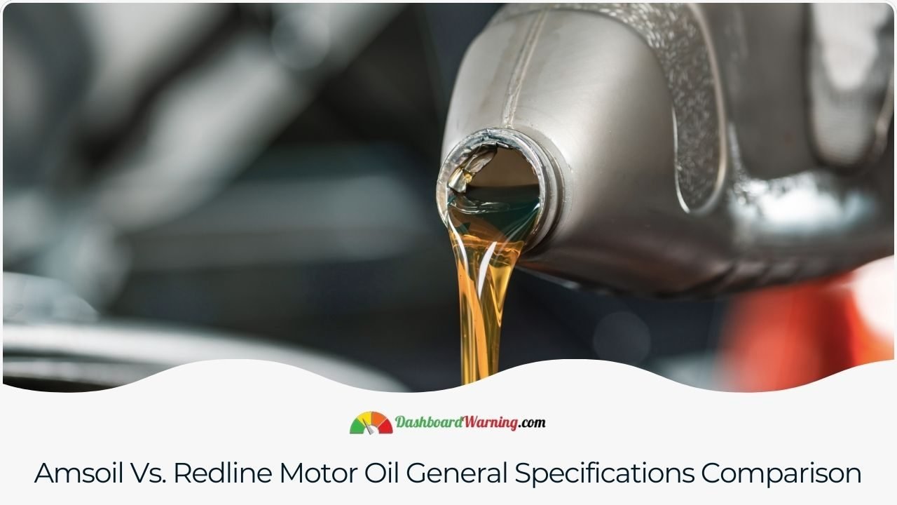 Amsoil Vs. Redline: Which One To Better Choose? A detailed comparison of the general properties and specifications of Amsoil and Redline motor oils.