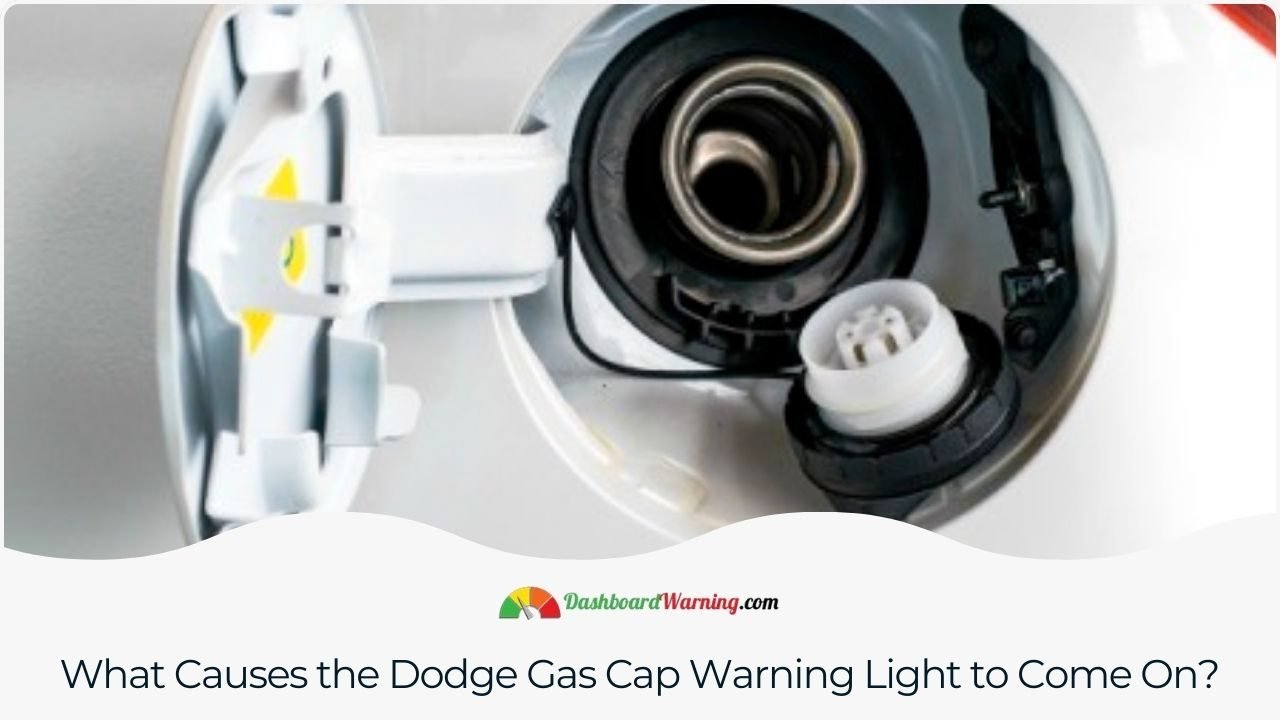 A summary of common reasons for activating the gas cap warning light in Dodge vehicles.