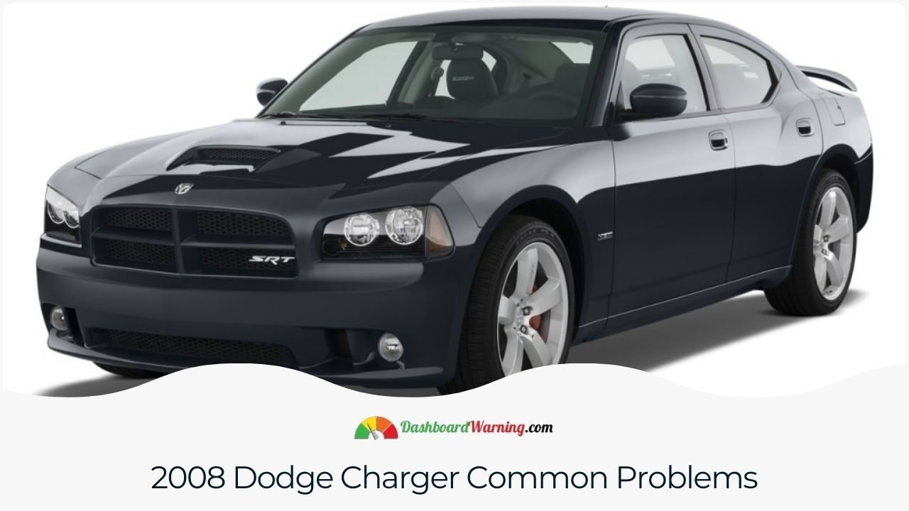 Dodge Charger Years To Avoid - 6 Worst Years A summary of frequent issues in the 2008 Dodge Charger, ranging from engine to suspension problems.