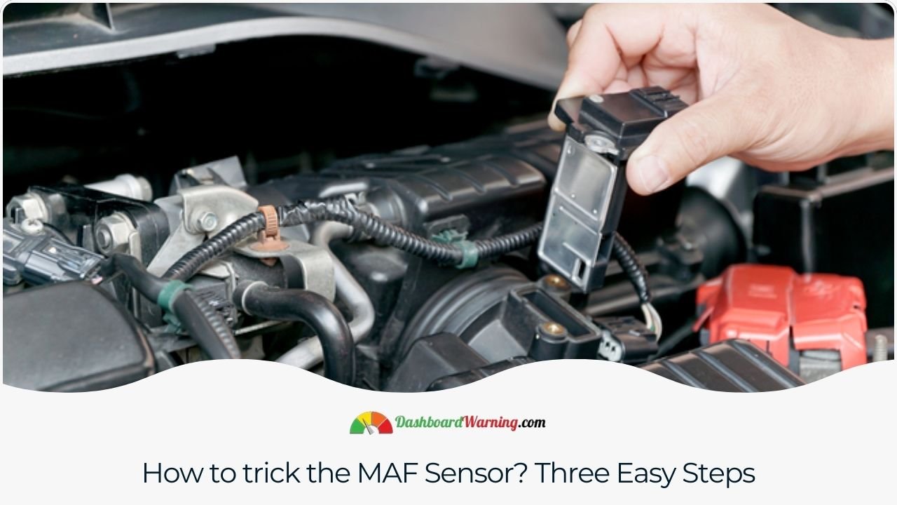 A step-by-step overview of common, yet not advisable, techniques to manipulate the readings of a mass air flow sensor.