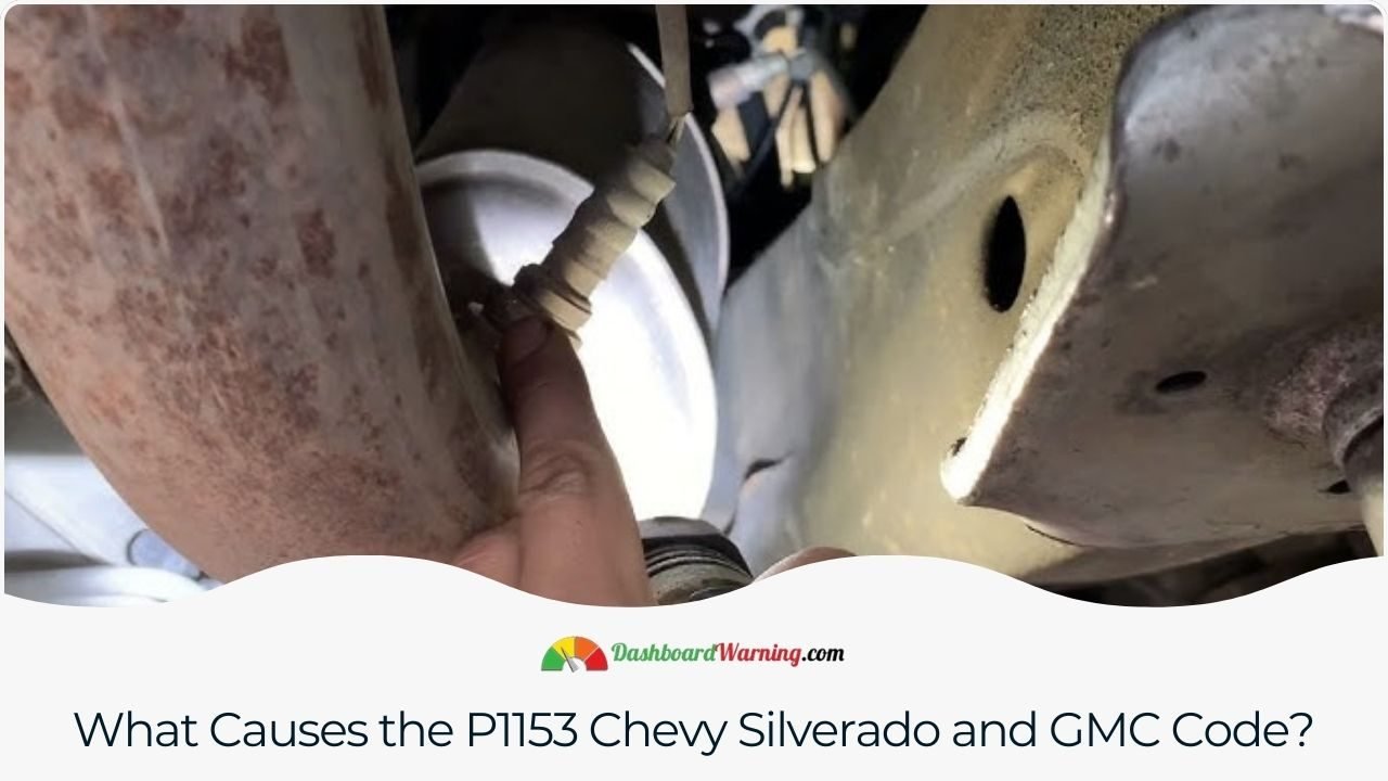 A breakdown of typical factors that may trigger the P1153 code in Chevy models.