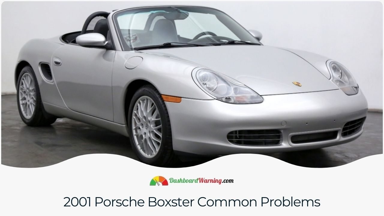 Porsche Boxster Years To Avoid - 7 Worst Years A summary of frequent issues in the 2001 Porsche Boxster, ranging from engine troubles to interior concerns.