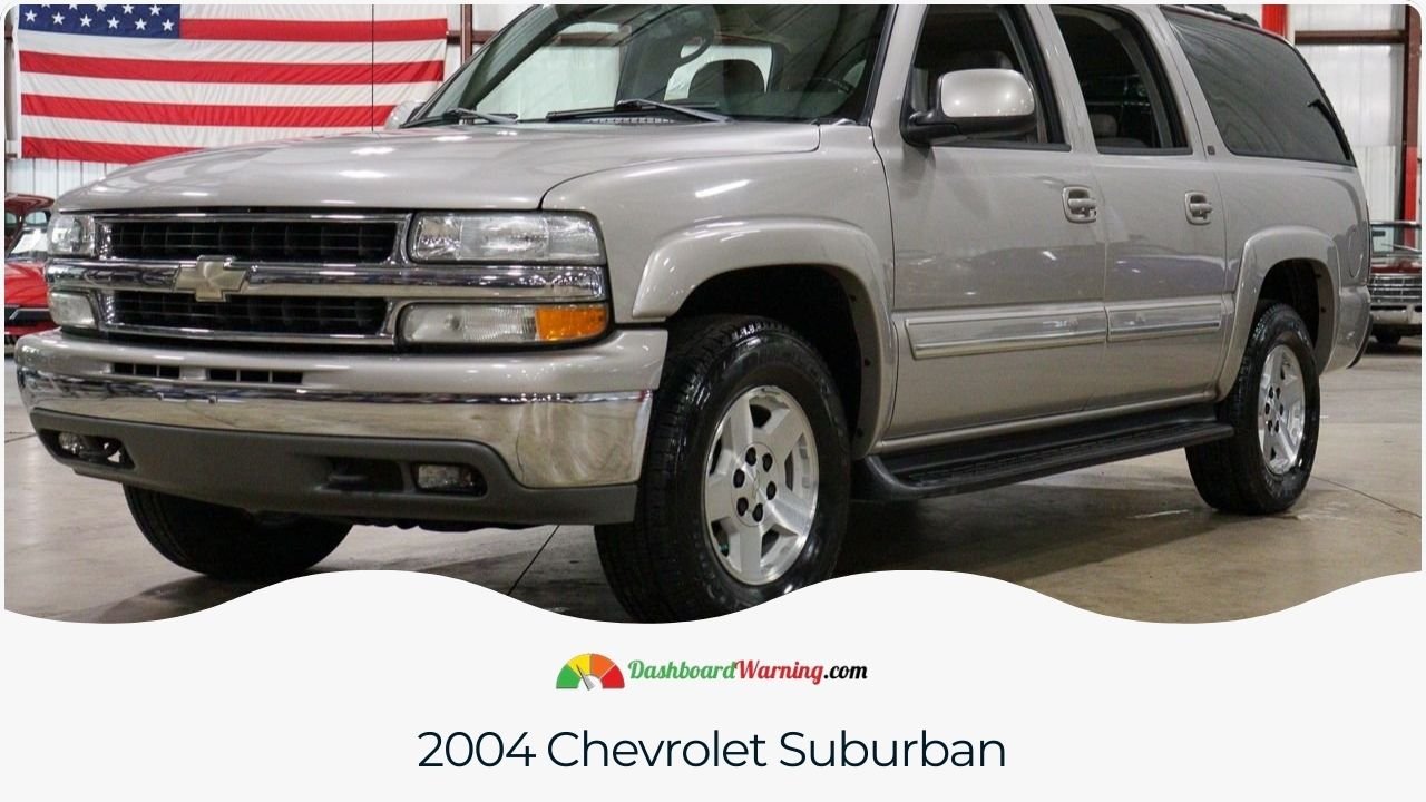 Chevrolet Suburban Years To Avoid and Why Analysis of typical issues faced by the 2004 Chevrolet Suburban.