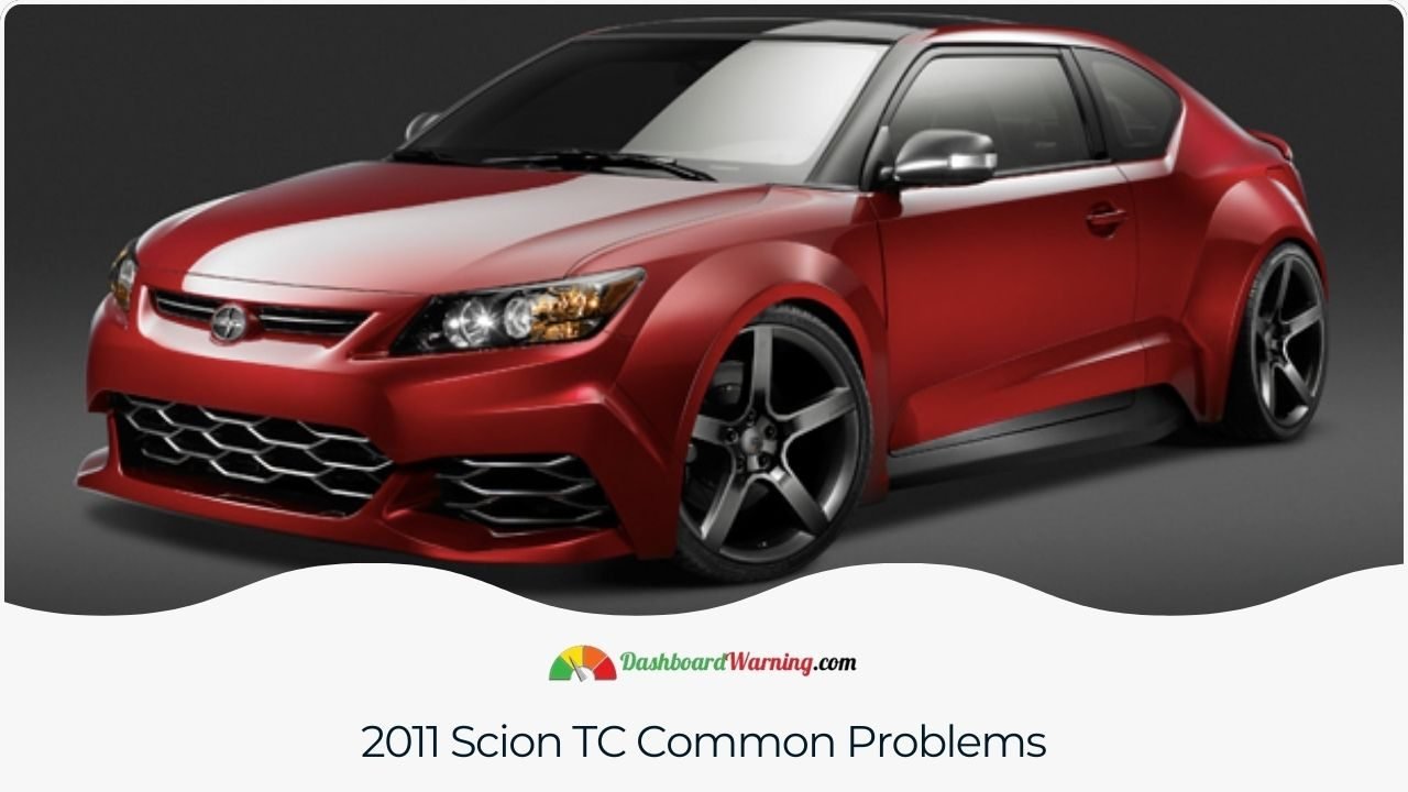 Information on the common malfunctions of the 2011 Scion TC.