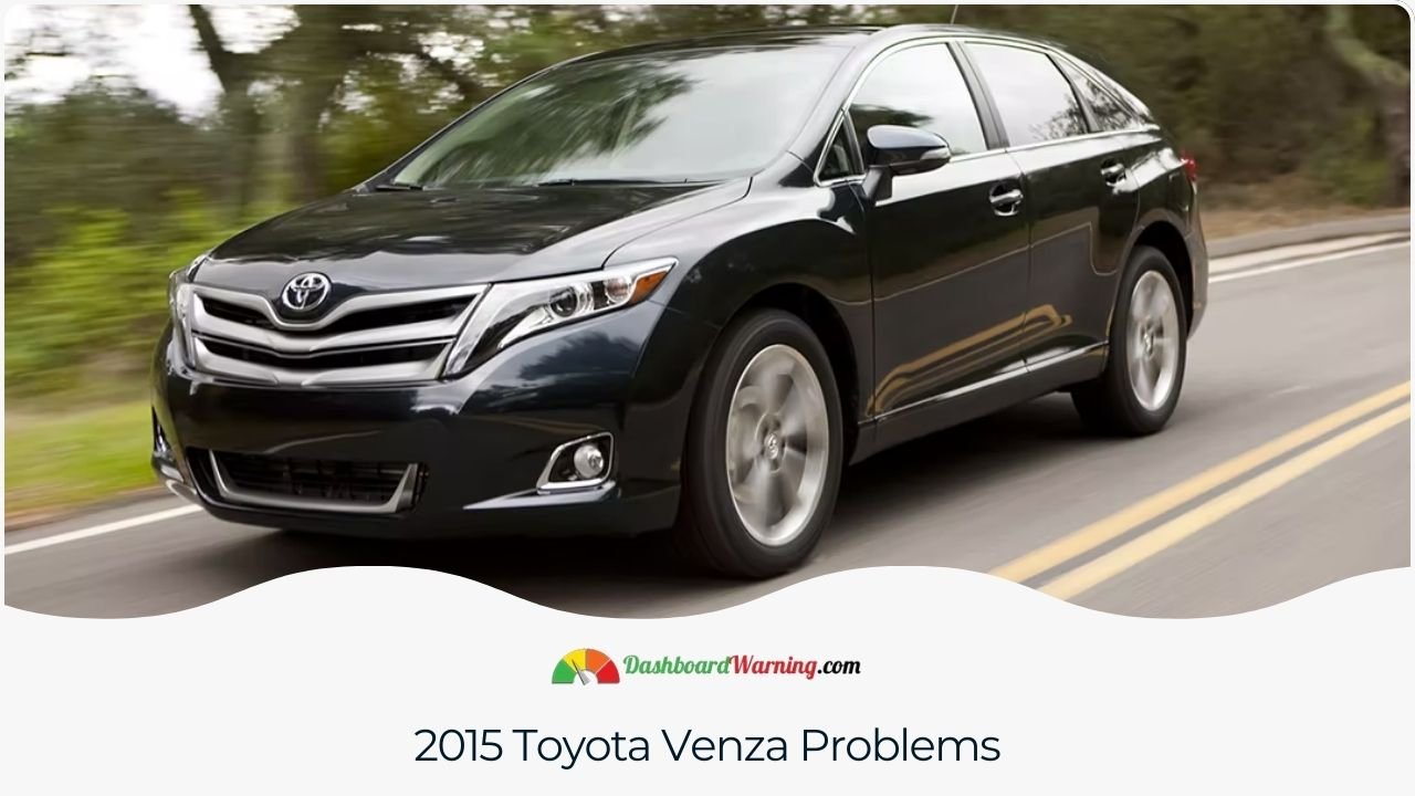 Toyota Venza Years to Avoid: Things to Know Before Buying Analysis of typical issues faced by users of the 2015 Toyota Venza.