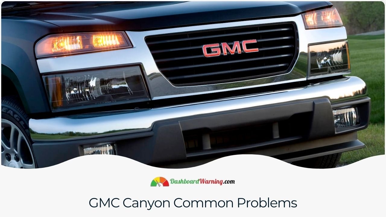 GMC Canyon Years To Avoid: Worst 9 Years! Overview of the most frequent problems encountered in various GMC Canyon models, including mechanical and electrical faults.