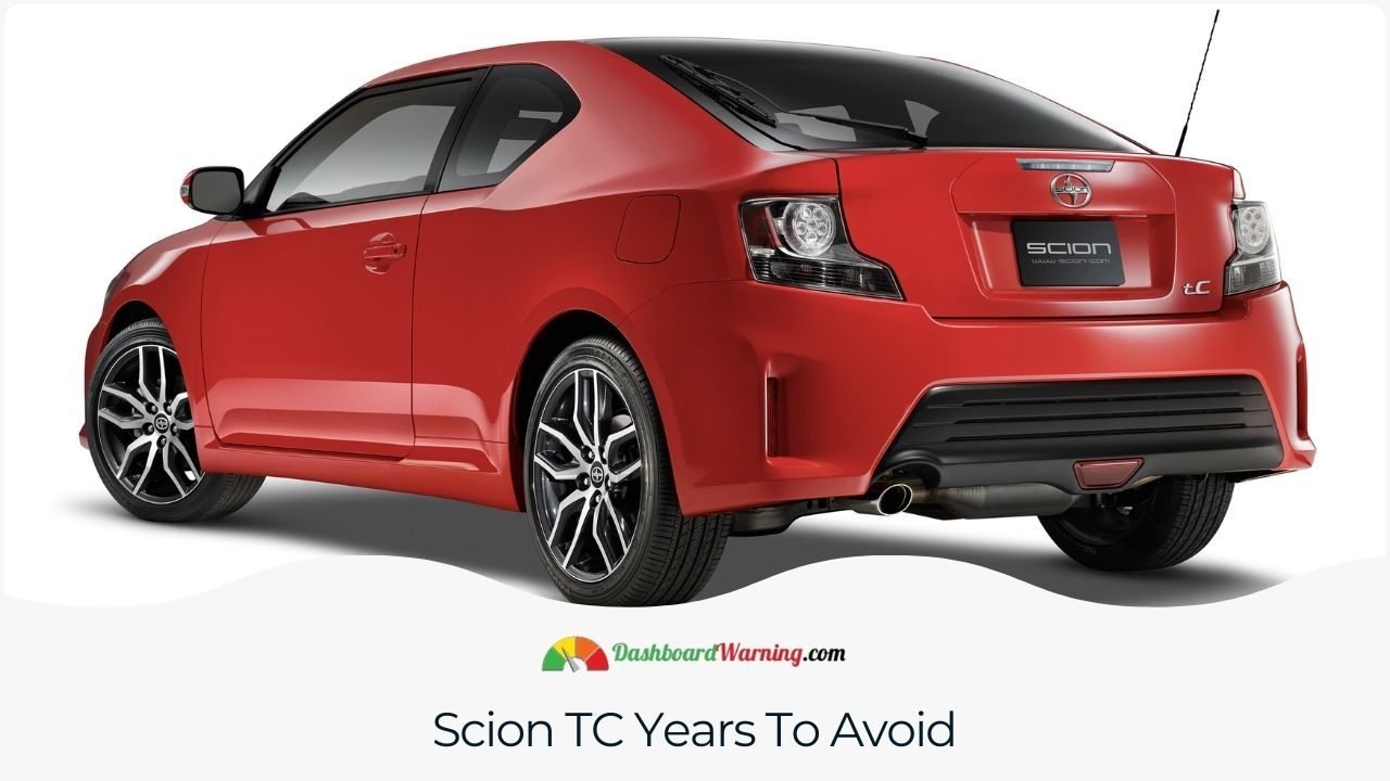 Scion TC Years To Avoid - 5 Worst Years