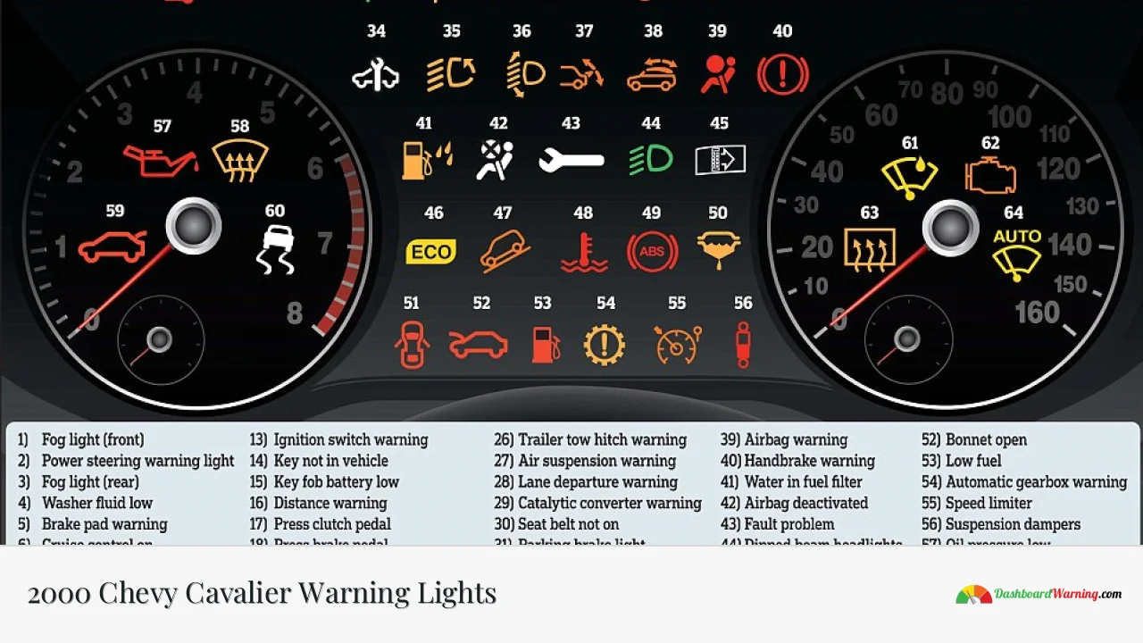 2000 Chevy Cavalier Warning Lights