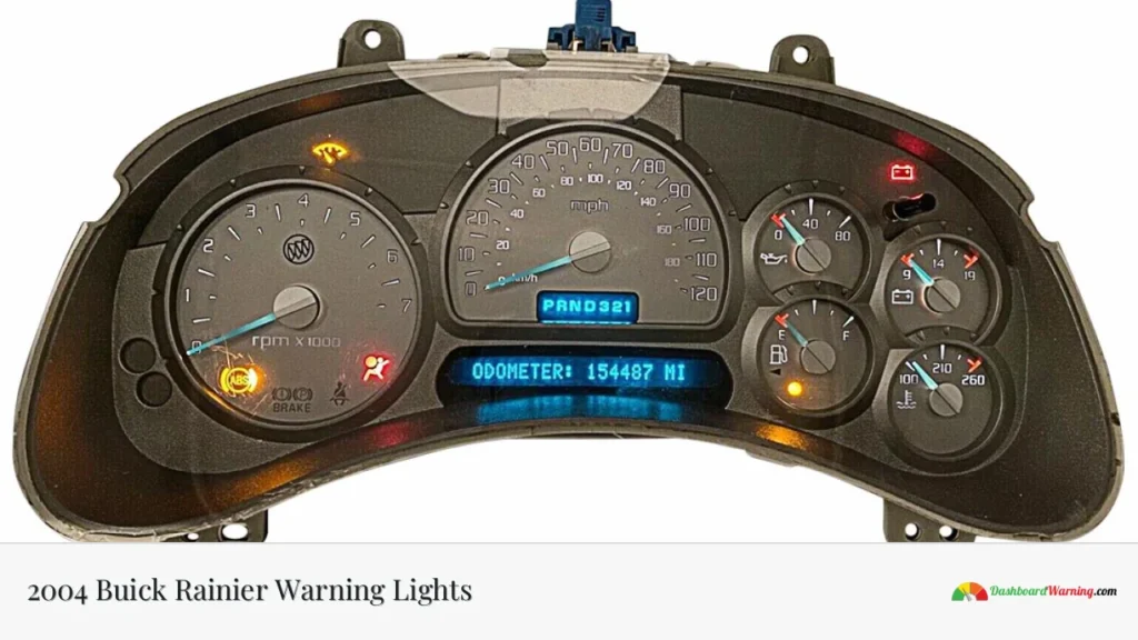 2004 Buick Rainier Warning Lights