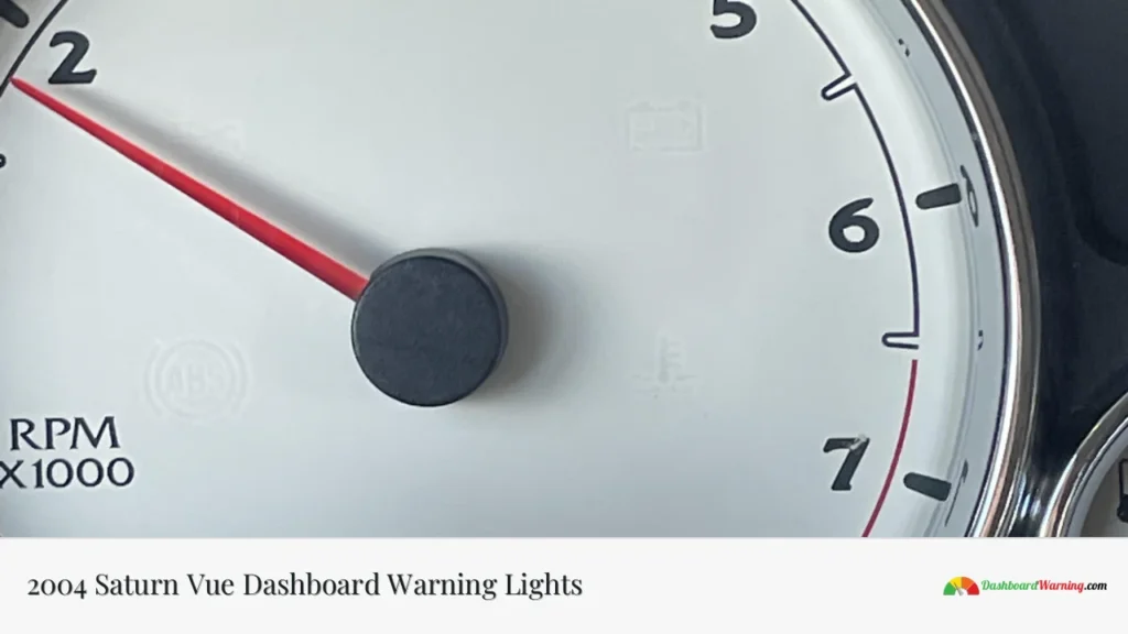 2004 Saturn Vue Dashboard Warning Lights