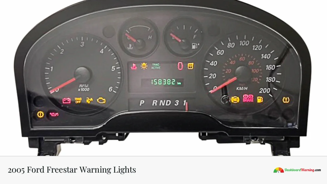 2005 Ford Freestar Warning Lights