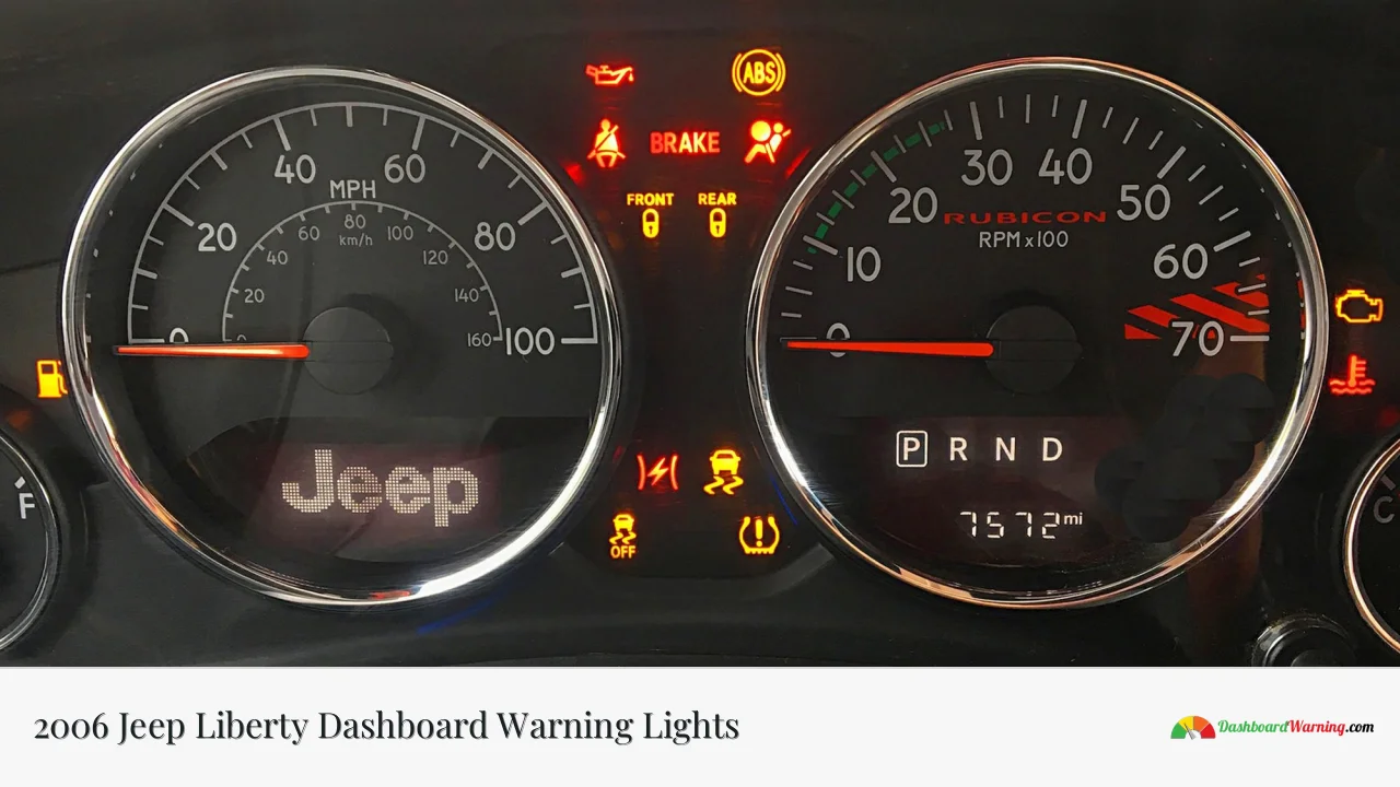 2006 Jeep Liberty Dashboard Warning Lights