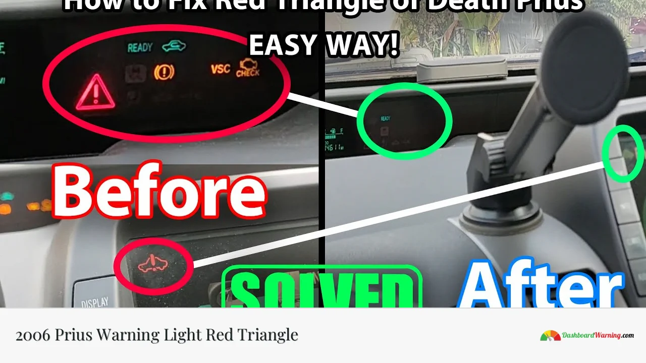 2006 Prius Warning Light Red Triangle