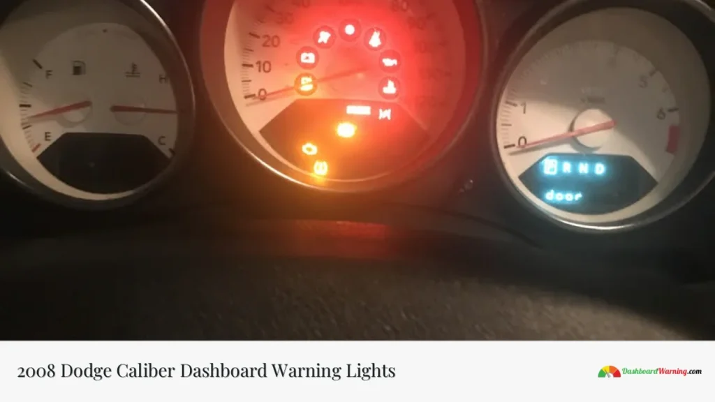 2008 Dodge Caliber Dashboard Warning Lights