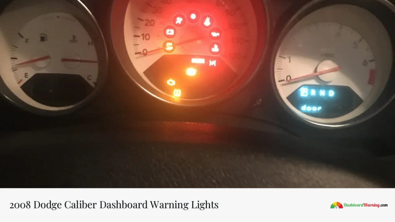2008 Dodge Caliber Dashboard Warning Lights