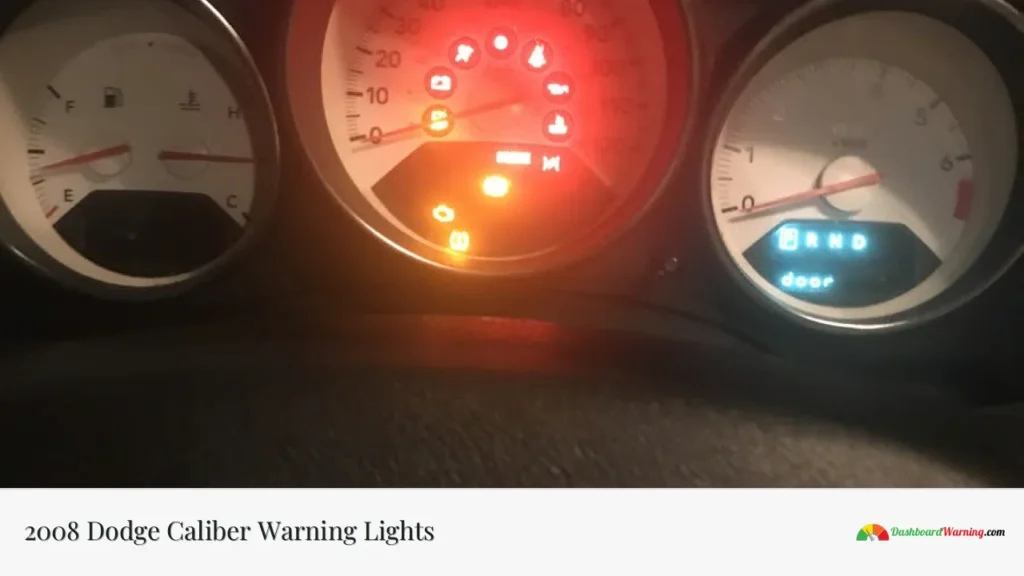 2008 Dodge Caliber Warning Lights