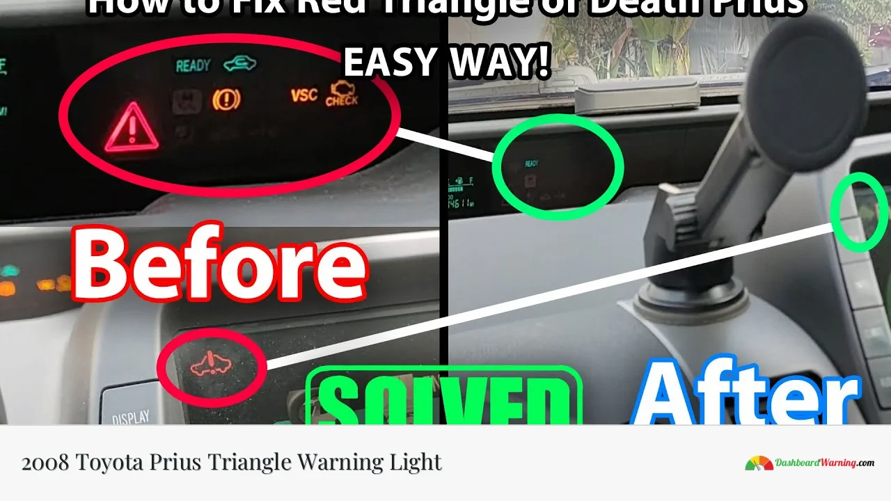 2008 Toyota Prius Triangle Warning Light