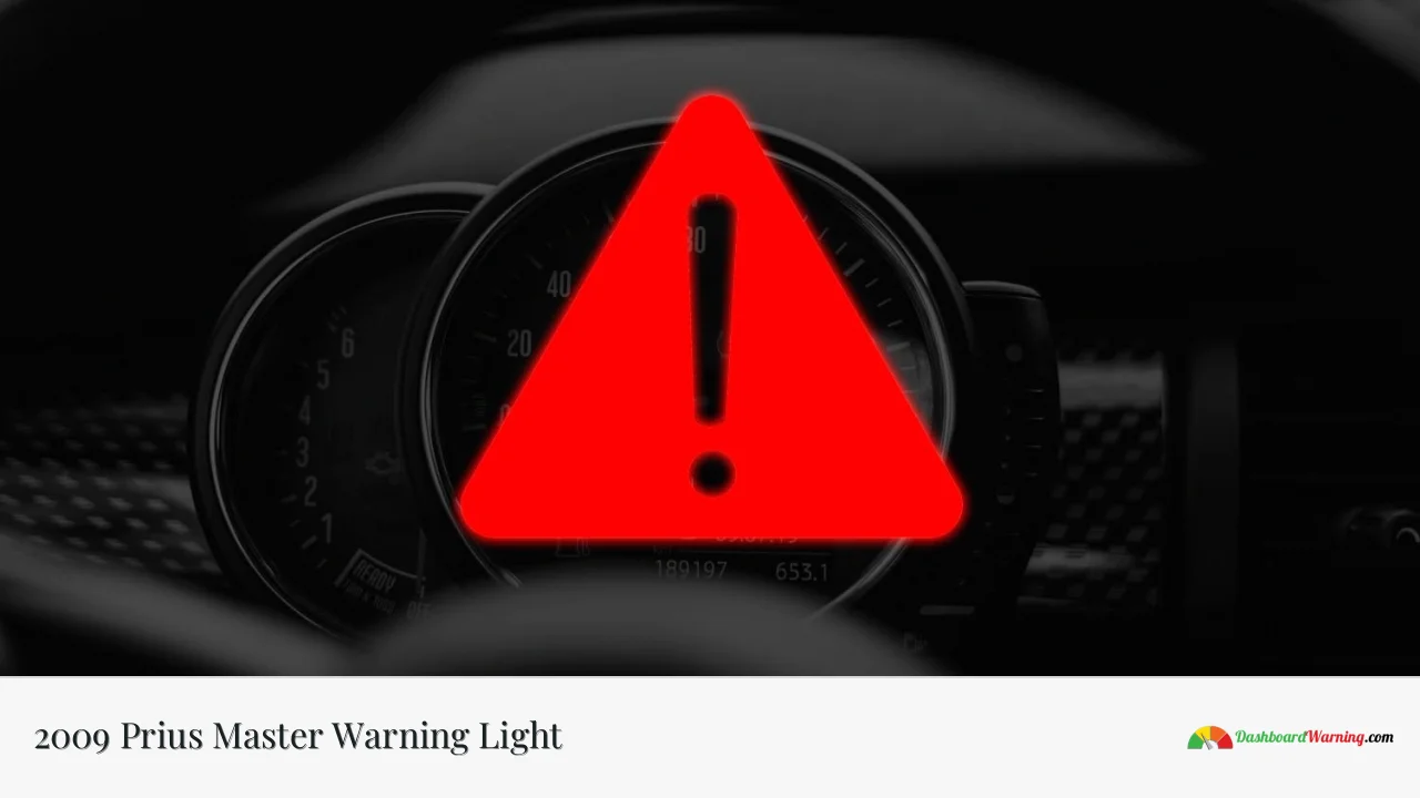 2009 Prius Master Warning Light